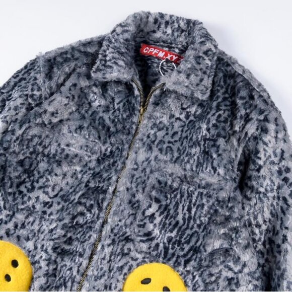 CPFM.XYZ Spotted Leopard Print Suede Jacket - Picture 4 of 9